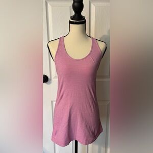 Lululemon Athletica Heathered Pink Cool Racerback Tank Top Size Small